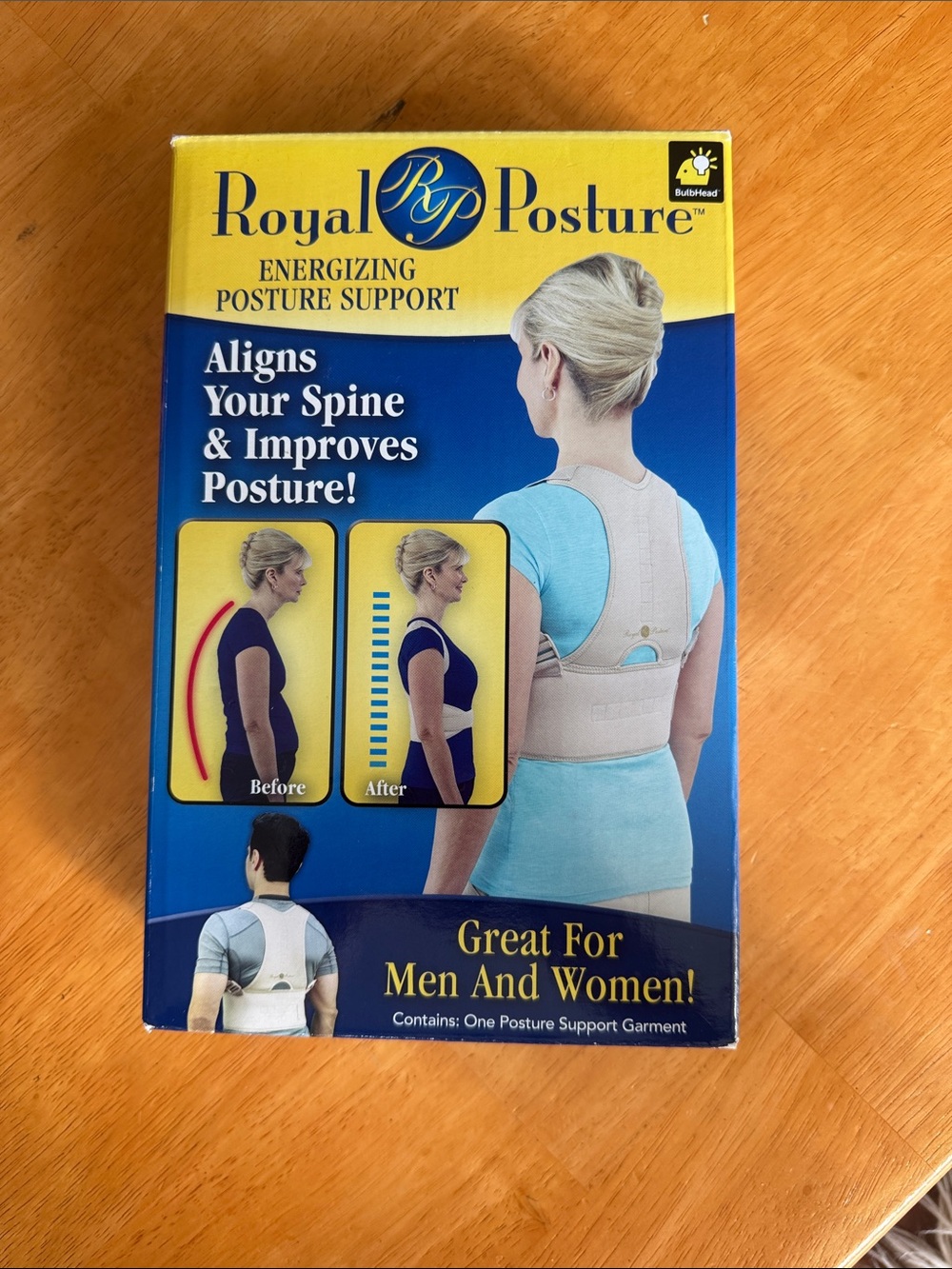 NEW Women's Back Support Posture Corrector - Beige XL - for sizes 18-38